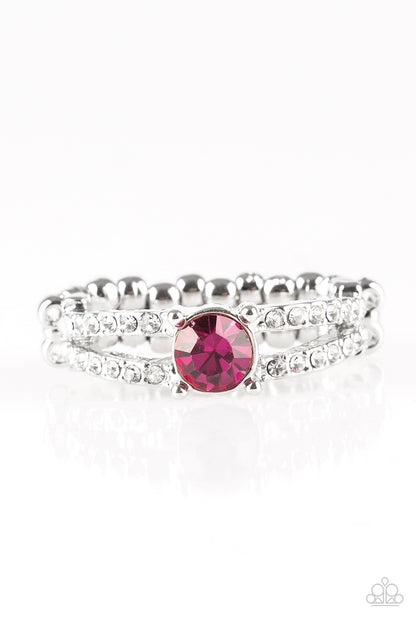 Paparazzi Dream Sparkle Pink Ring - P4RE-PKXX-142XX