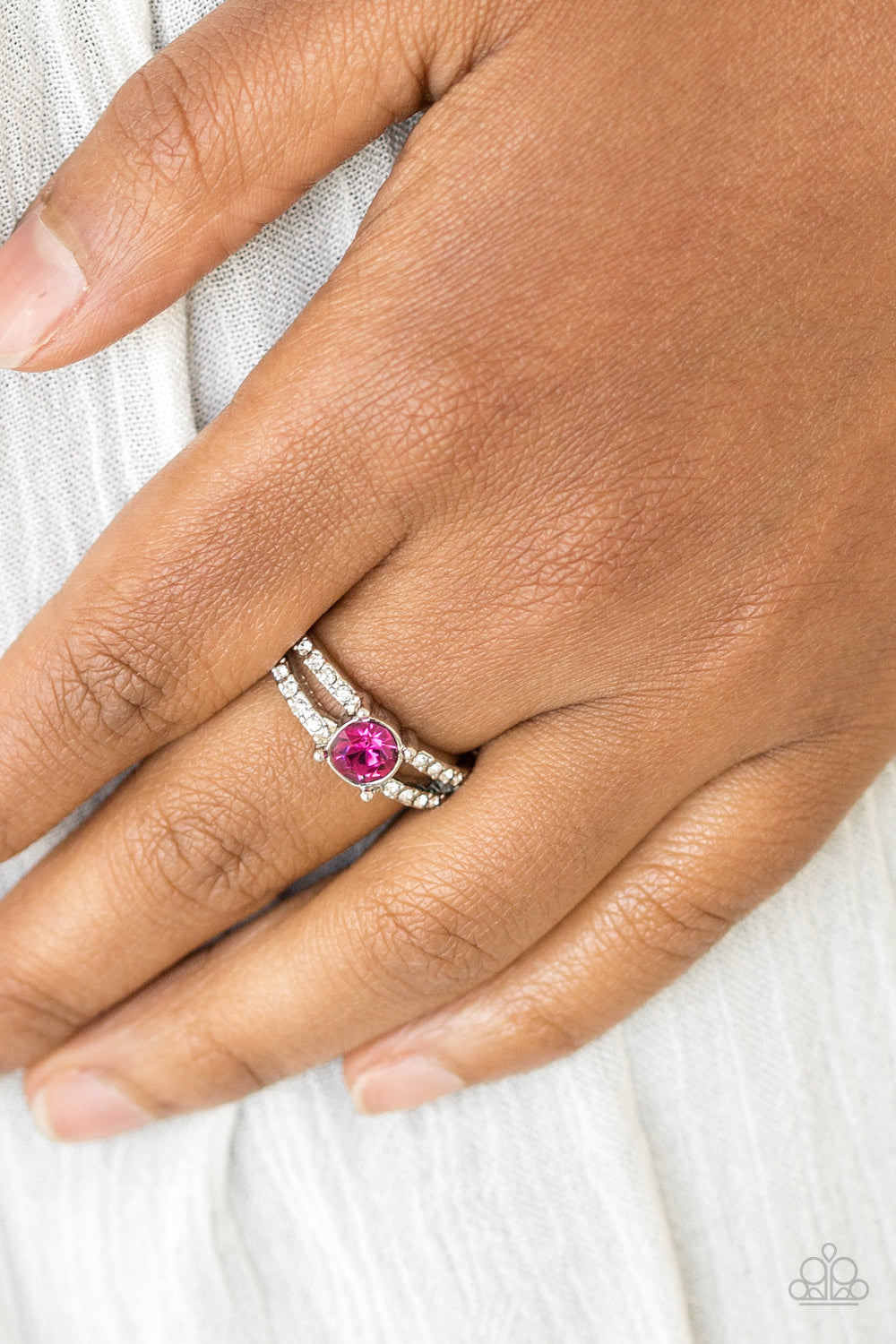 Paparazzi Dream Sparkle Pink Ring - P4RE-PKXX-142XX