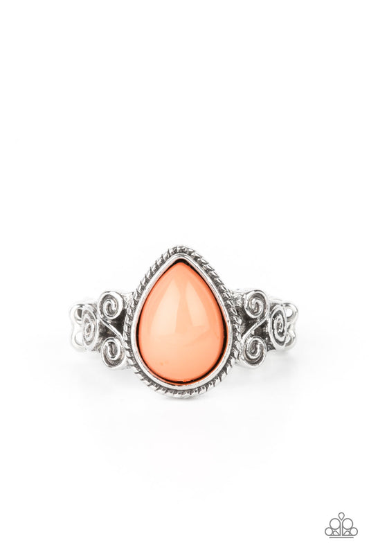 Paparazzi Dreamy Droplets Orange Ring