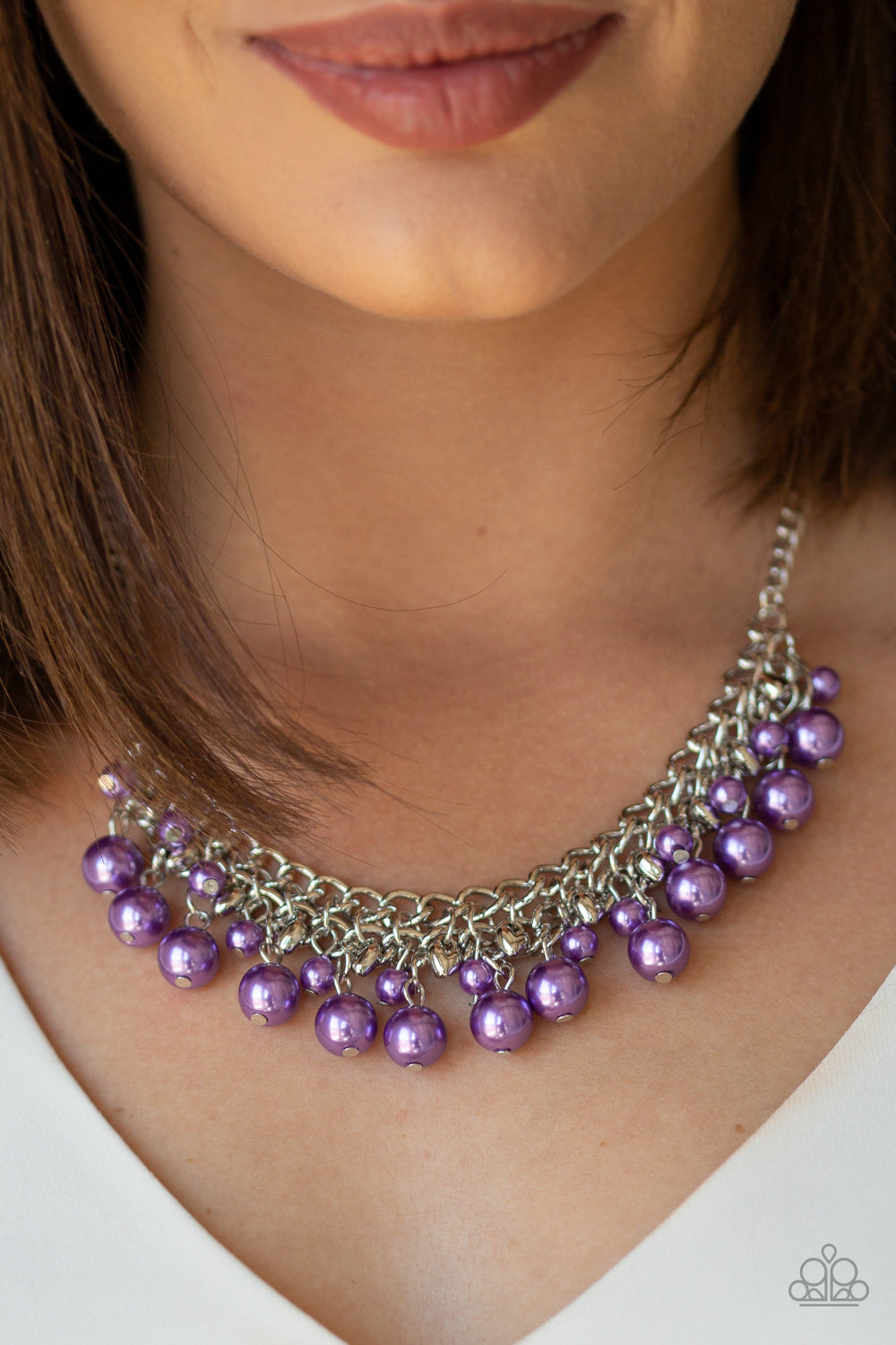 Paparazzi Duchess Dior Purple Short Necklace