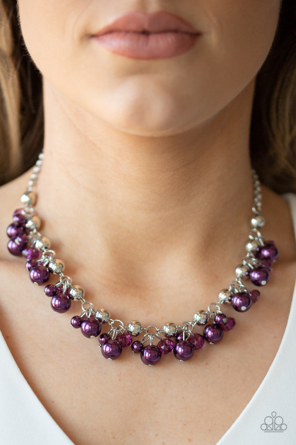Paparazzi Duchess Royale Purple Short Necklace