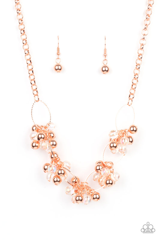 Paparazzi Effervescent Ensemble Copper Short Necklace