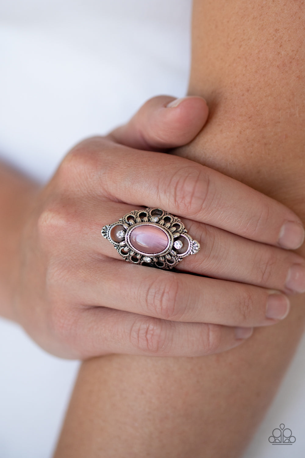 Paparazzi Elegantly Enchanted Pink Ring