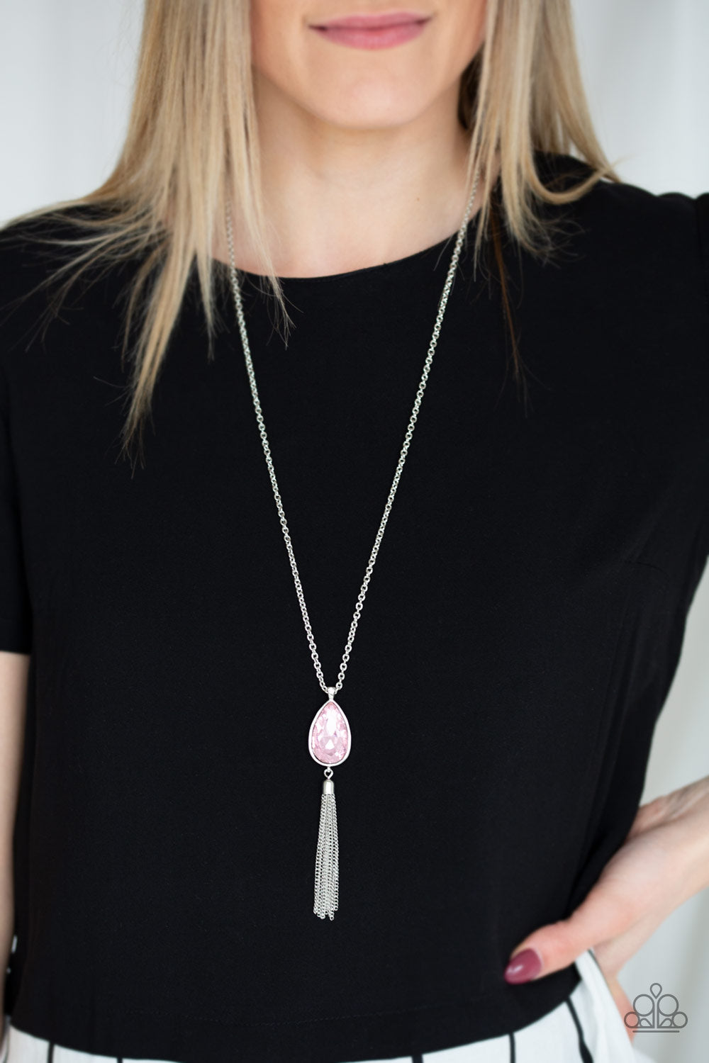 Paparazzi Elite Shine Pink Long Necklace