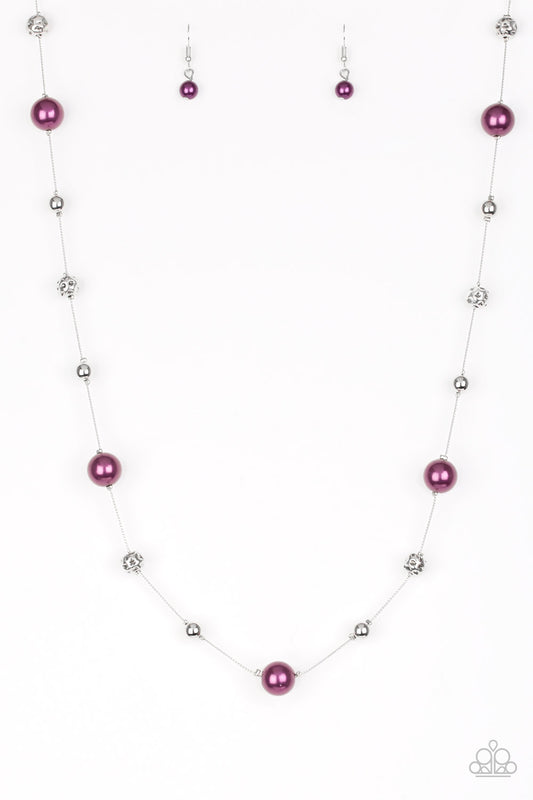 Paparazzi Eloquently Eloquent Purple Long Necklace