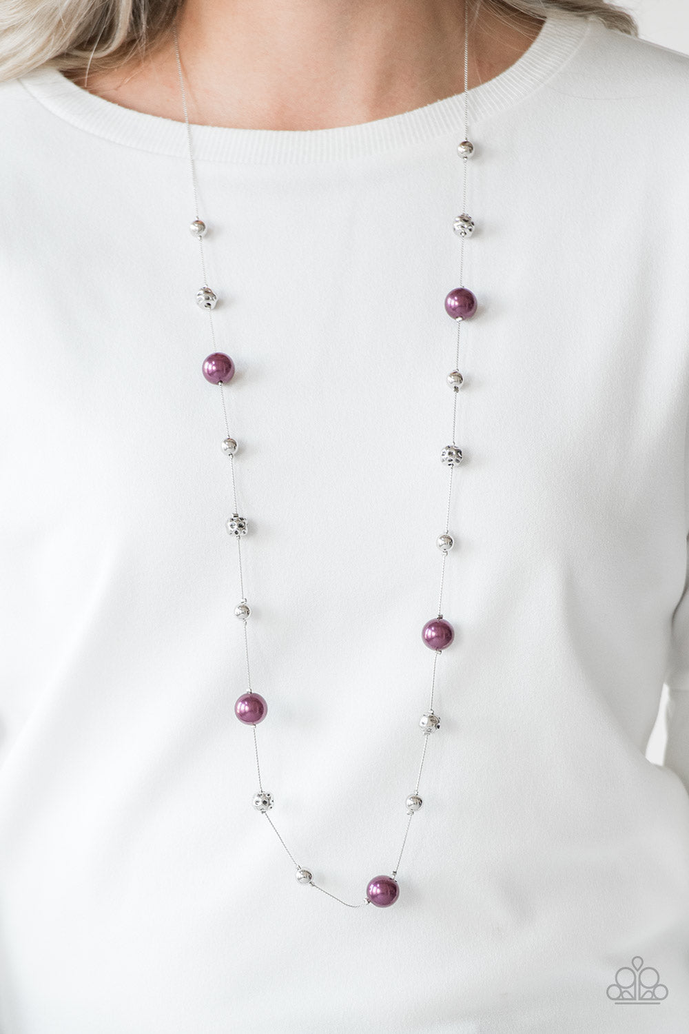 Paparazzi Eloquently Eloquent Purple Long Necklace