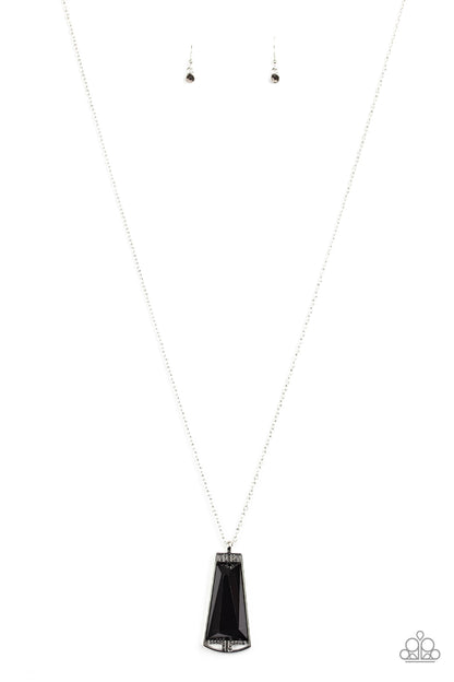 Paparazzi Empire State Elegance Black Long Necklace