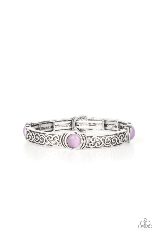 Paparazzi Ethereally Enchanting Purple Stretch Bracelet