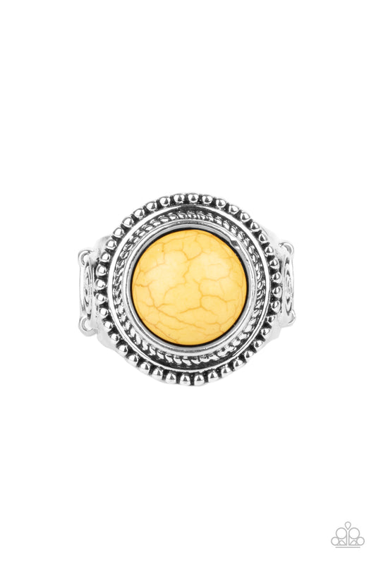 Paparazzi Evolutionary Essence Yellow Ring