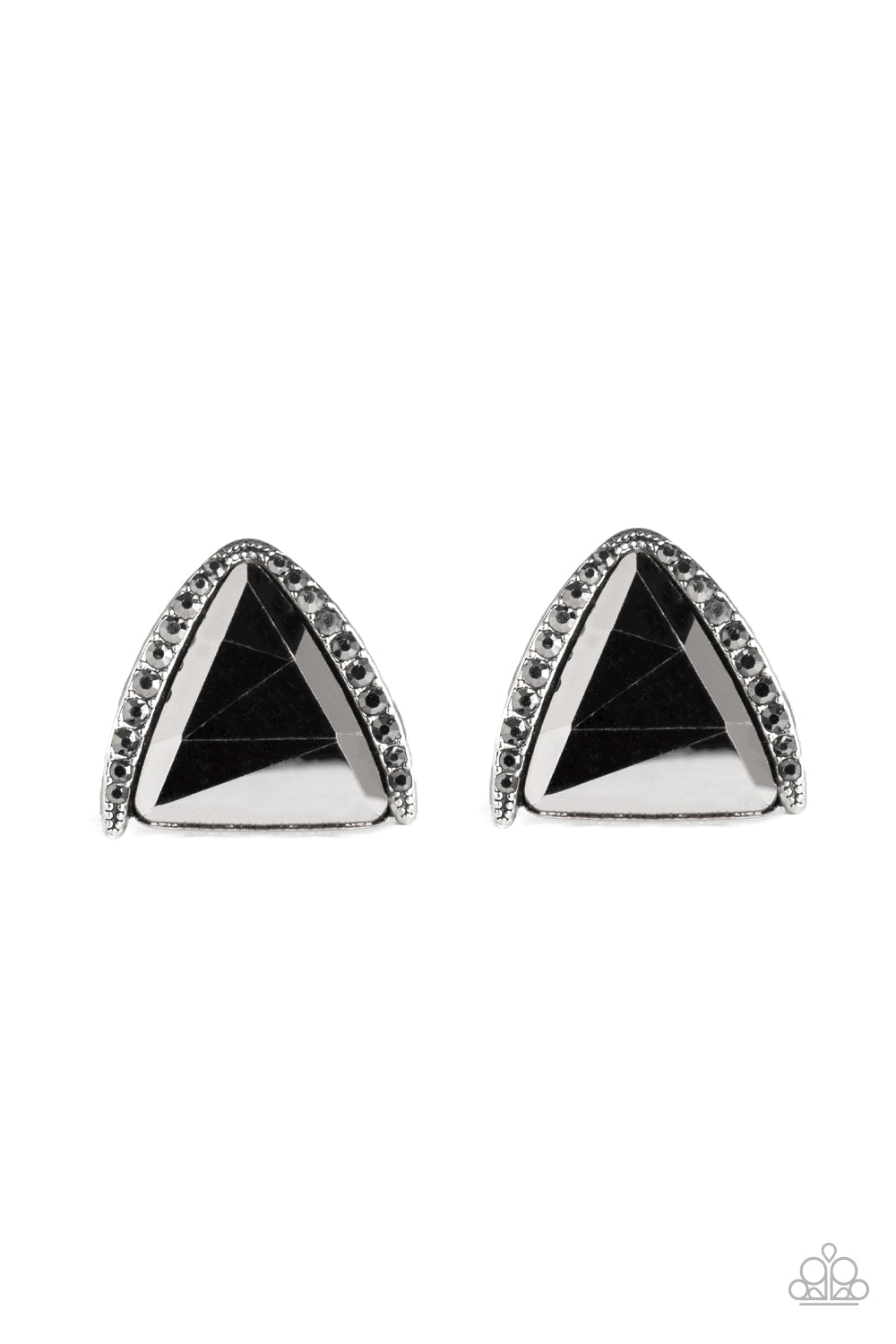 Paparazzi Exalted Elegance Silver Post Earrings - P5PO-SVXX-123XX