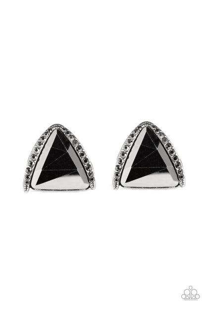 Paparazzi Exalted Elegance Silver Post Earrings - P5PO-SVXX-123XX