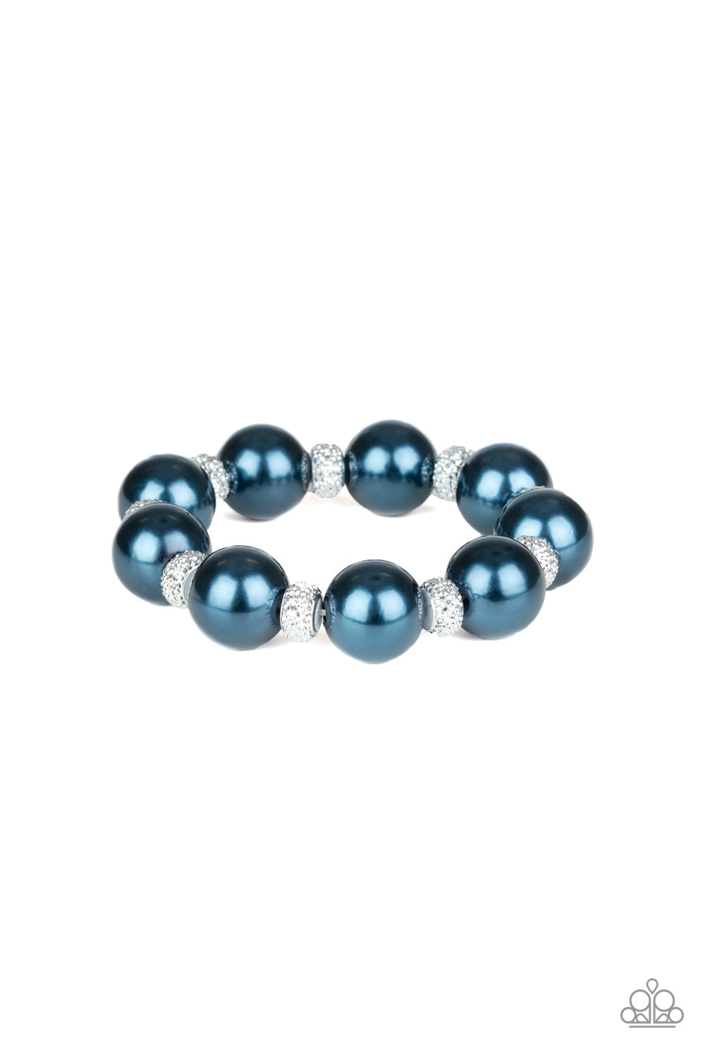 Paparazzi Extra Elegant Blue Stretch Bracelet