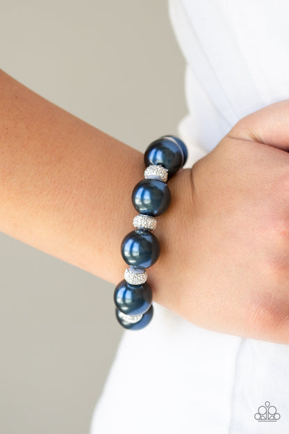 Paparazzi Extra Elegant Blue Stretch Bracelet