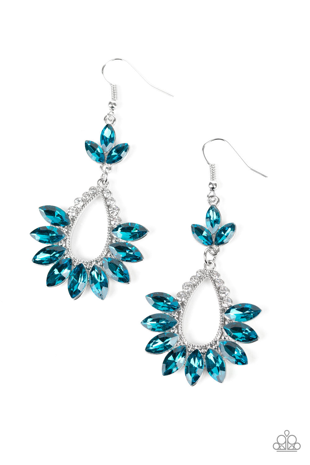 Paparazzi Extra Exquisite Blue Fishhook Earrings