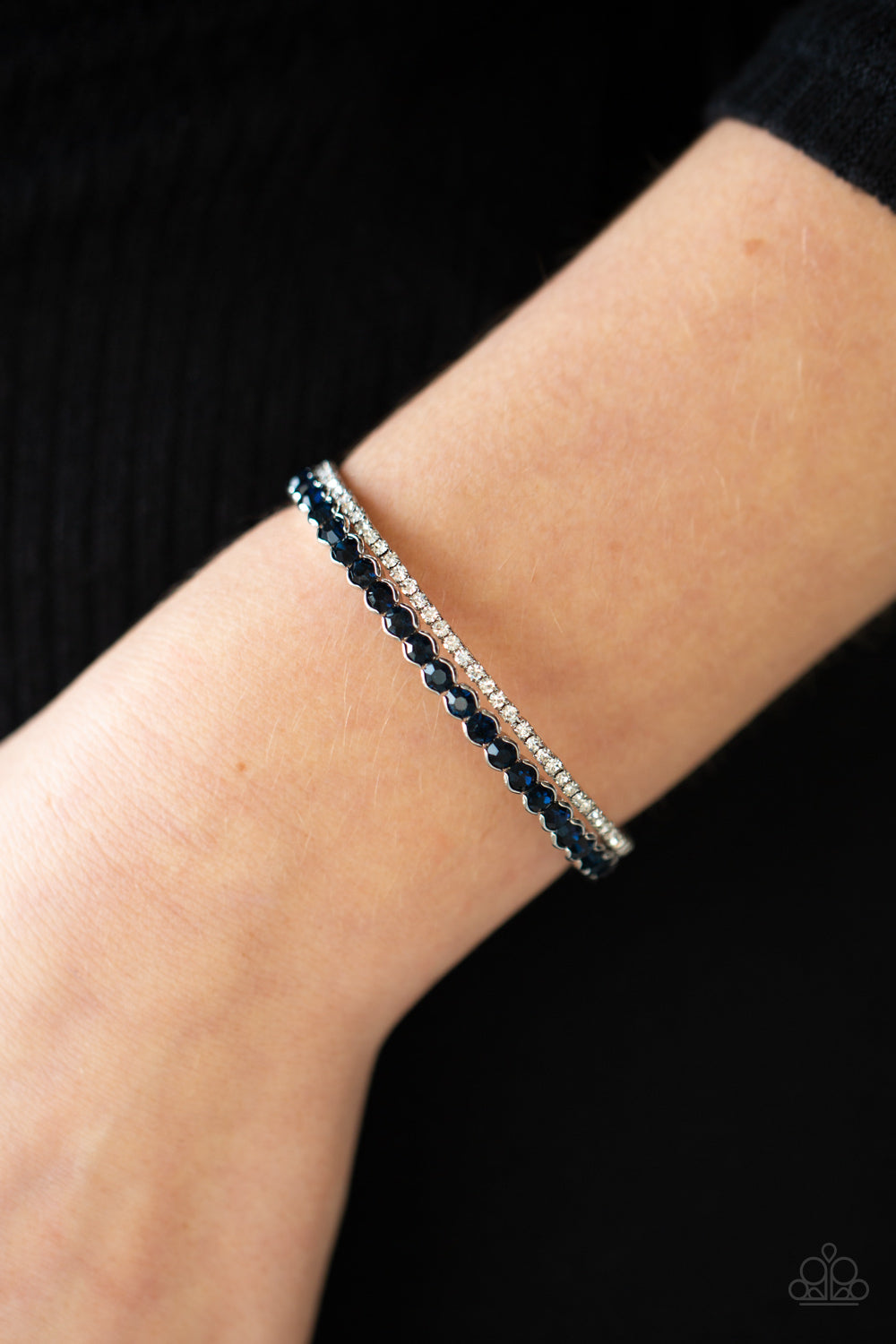 Paparazzi Fairytale Sparkle Blue Cuff Bracelet