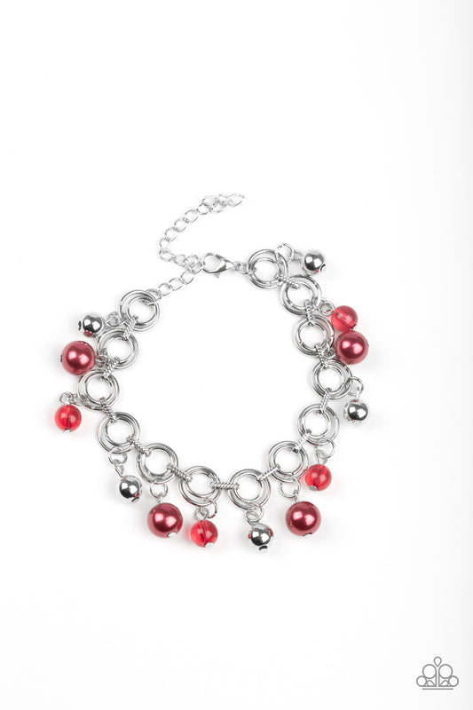 Paparazzi Fancy Fascination Red Clasp Bracelet