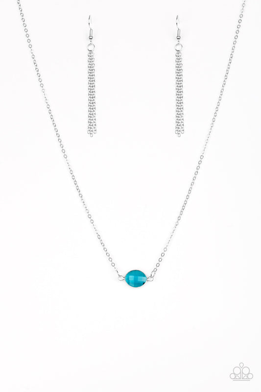 Paparazzi Fashionably Fantabulous Blue Short Necklace