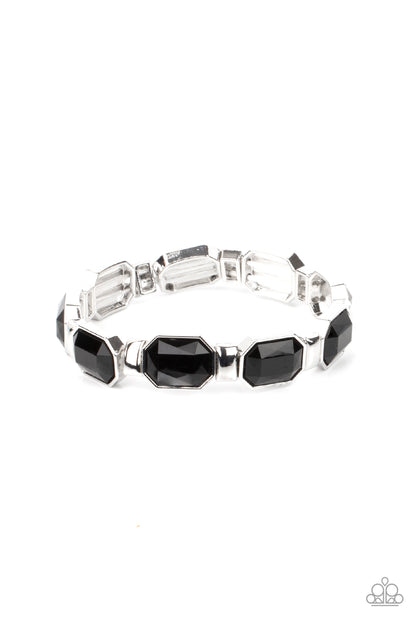 Paparazzi Fashion Fable Black Stretch Bracelet