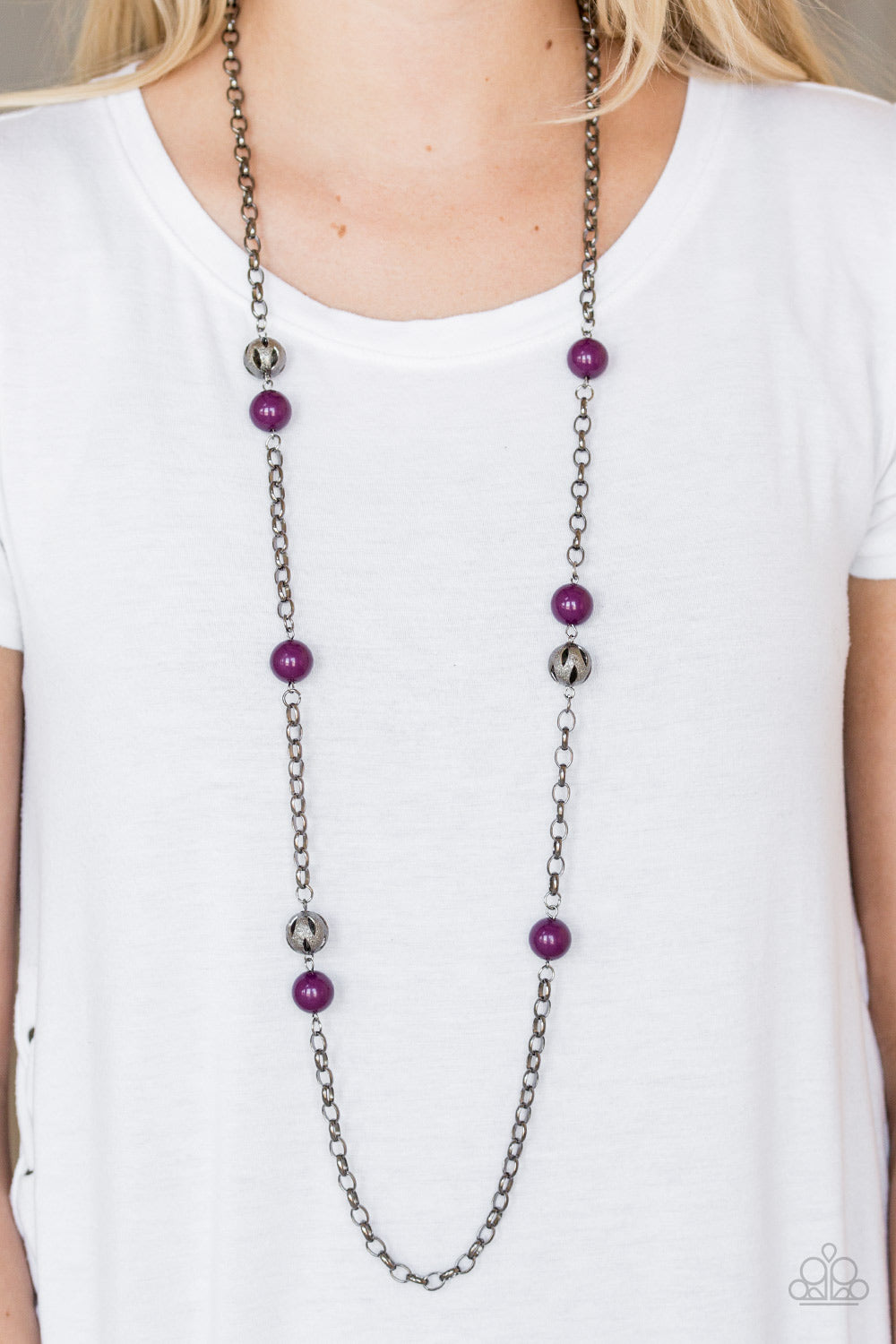 Paparazzi Fashion Fad Purple Long Necklace