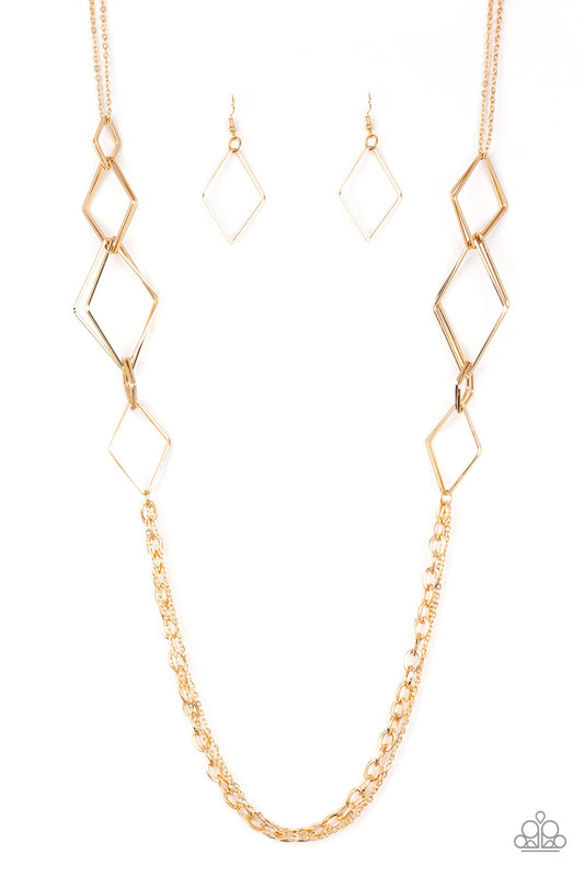 Paparazzi Fashion Fave Gold Long Necklace