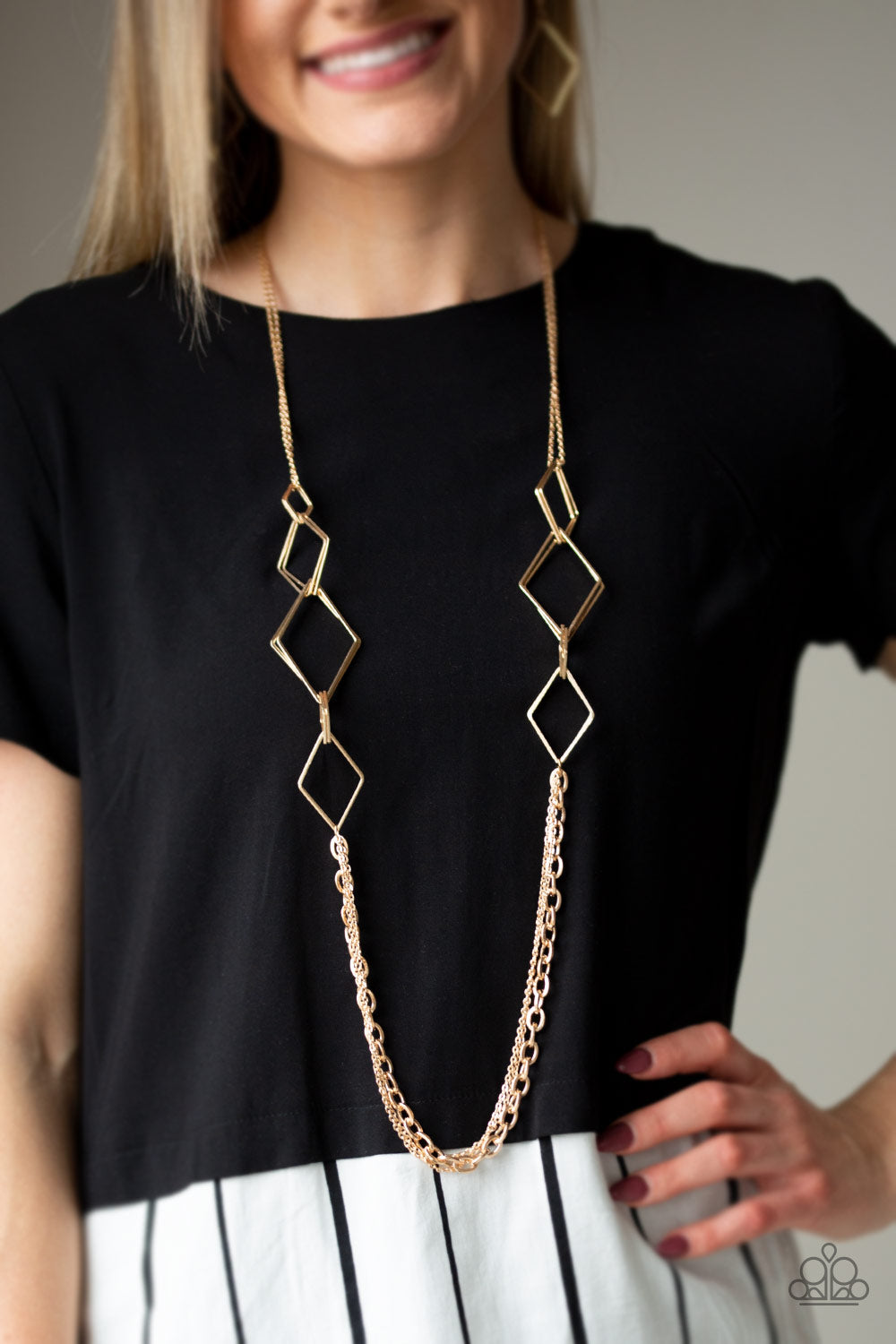 Paparazzi Fashion Fave Gold Long Necklace