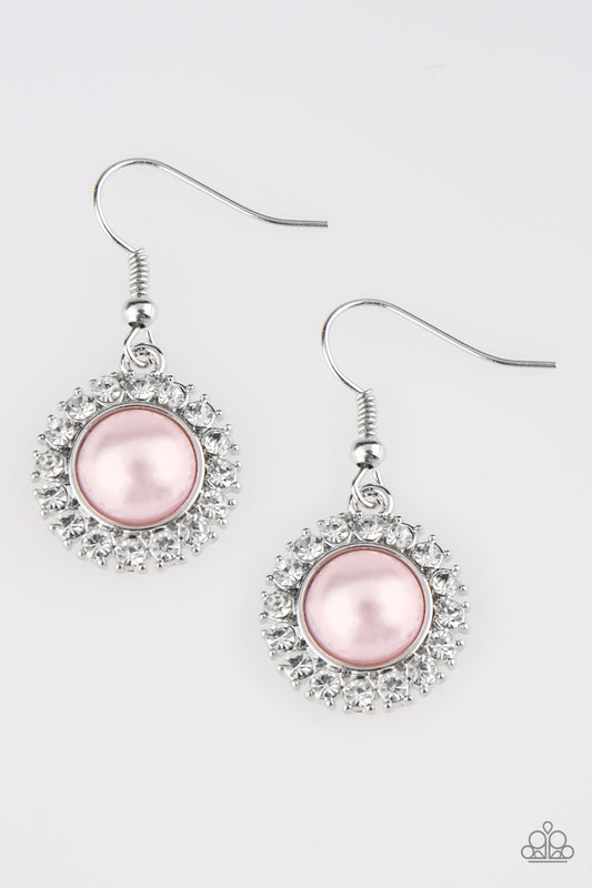 Paparazzi Fashion Show Celebrity Pink Fishhook Earrings