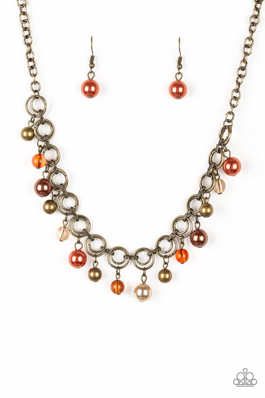 Paparazzi Fiercely Fancy Multi Short Necklace
