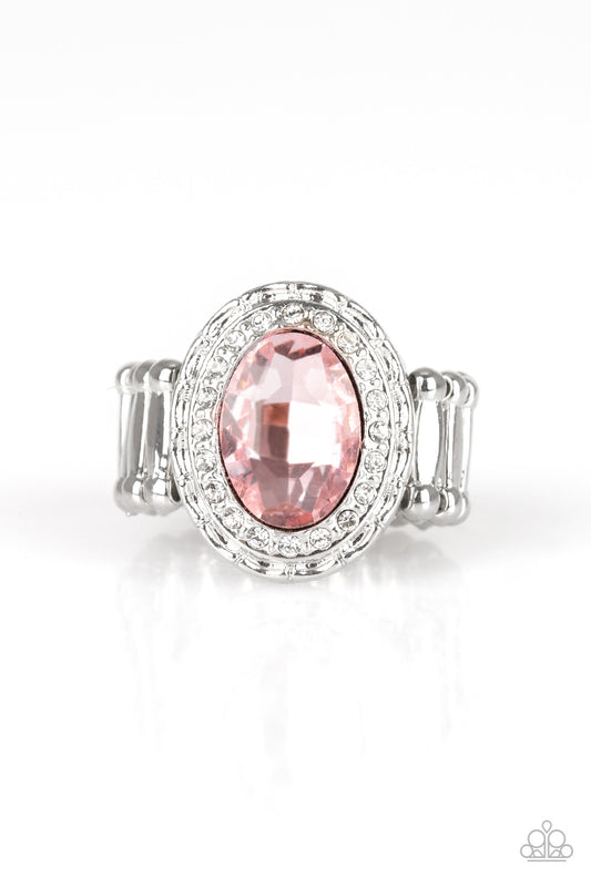 Paparazzi Fiercely Flawless Pink Ring