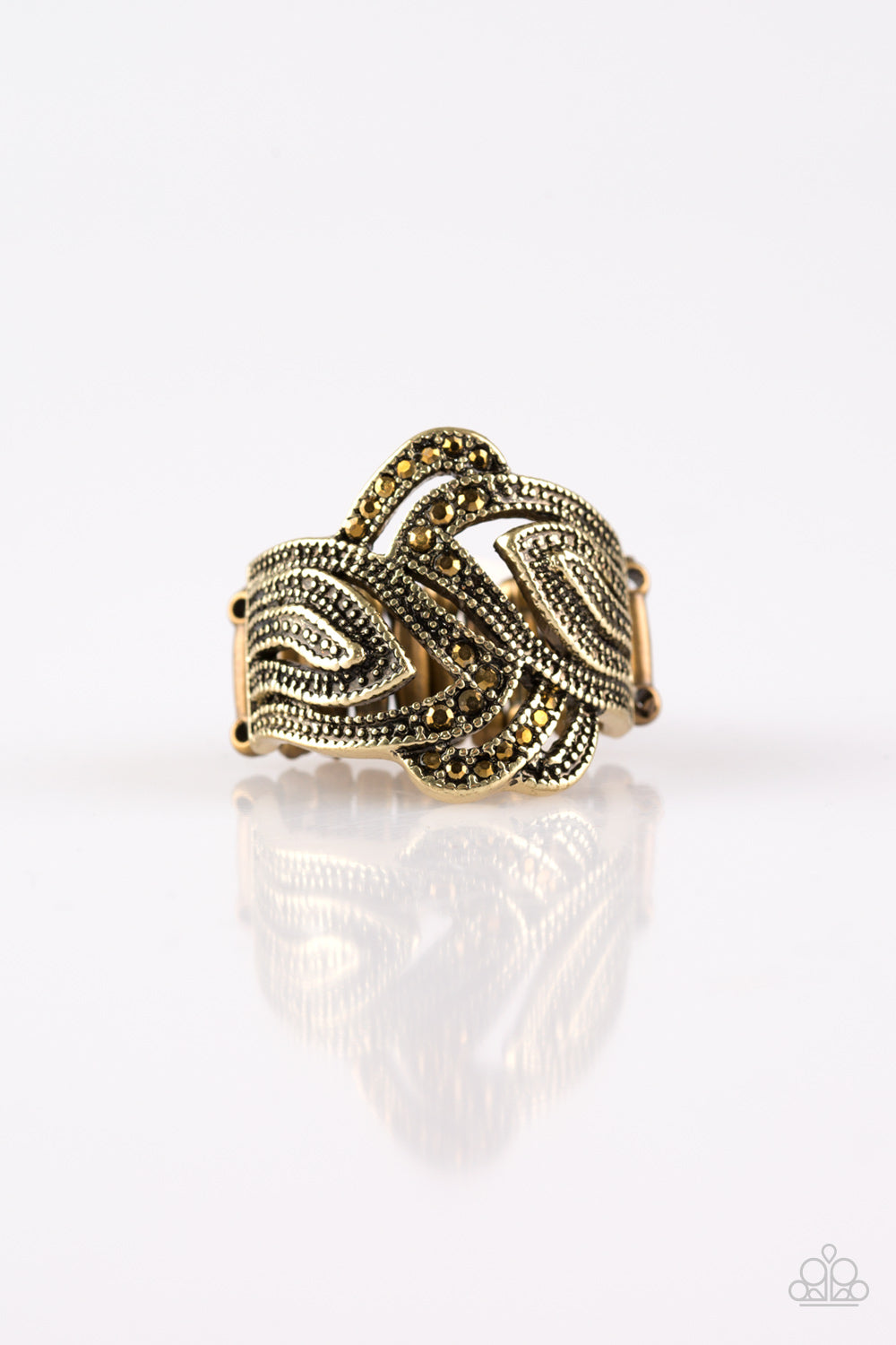 Paparazzi Fire and Ice Brass Ring