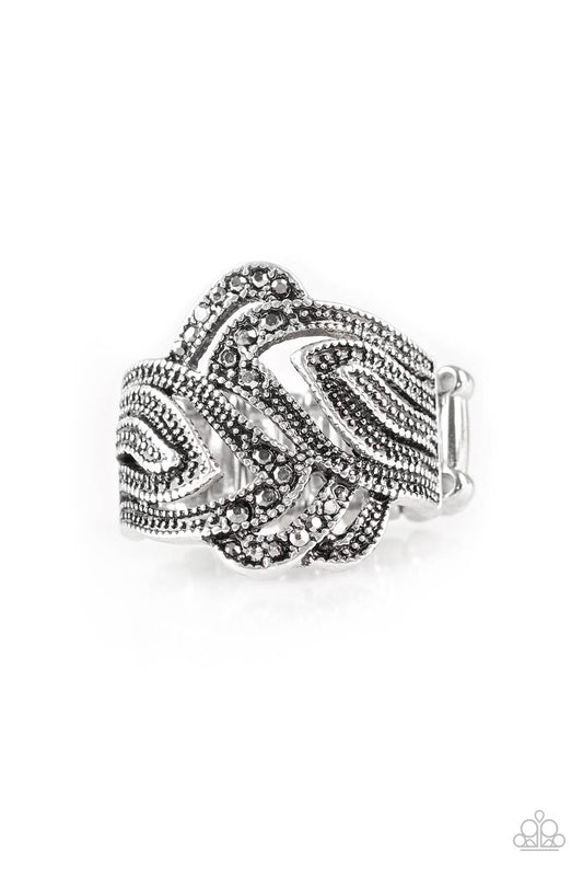 Paparazzi Fire and Ice Silver Ring - P4ED-SVXX-076XX
