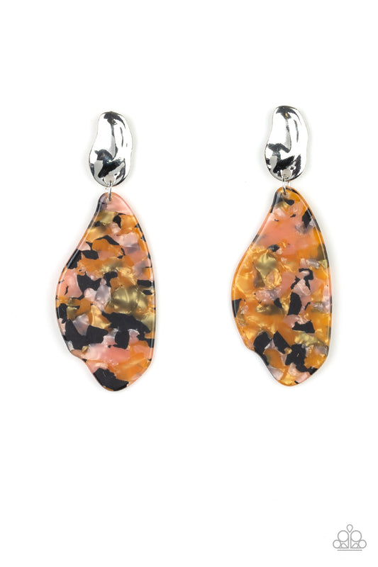 Paparazzi Fish Out Of Water Multi Post Earrings