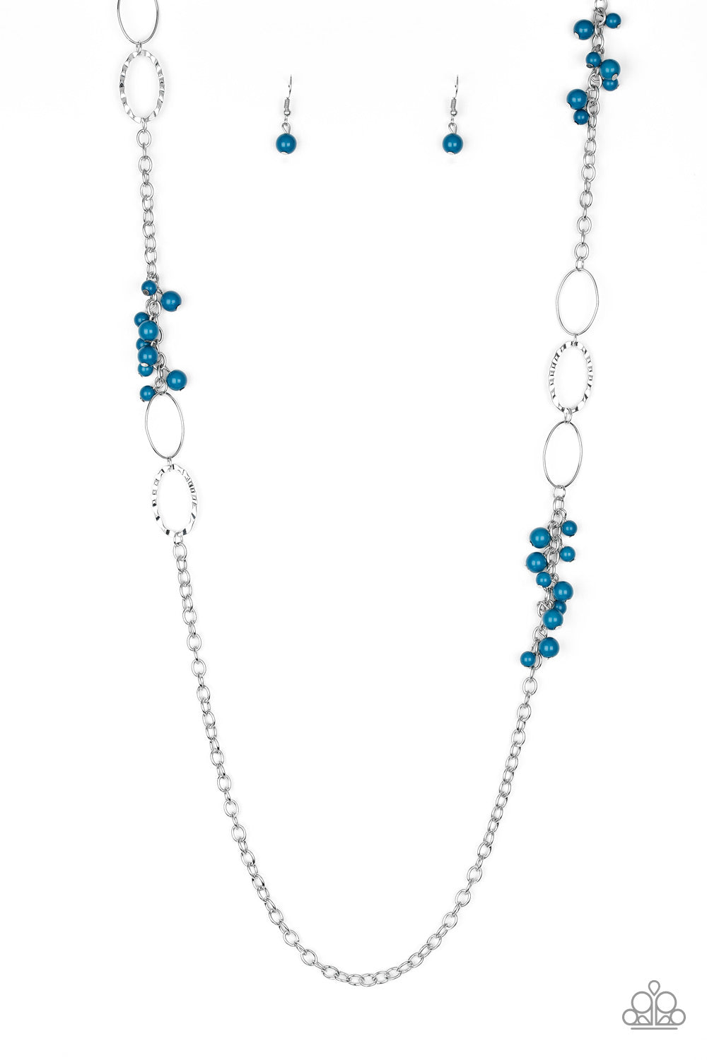 Paparazzi Modern Day Malibu Blue ✨ Necklace Long
