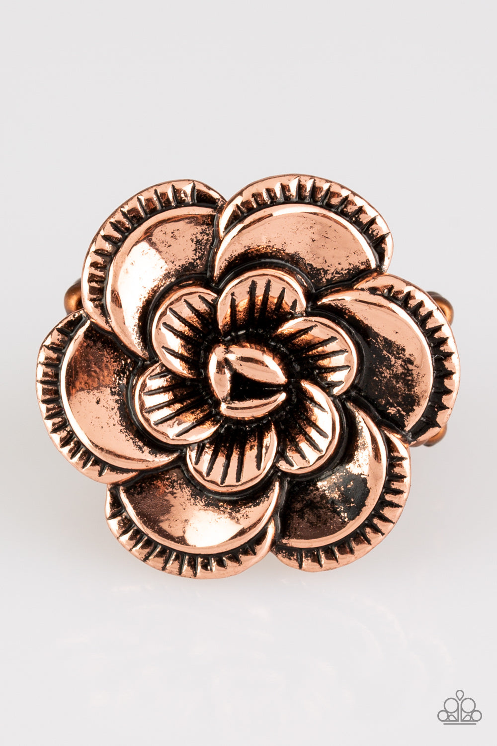 Paparazzi Flowerbed and Breakfast Copper Ring