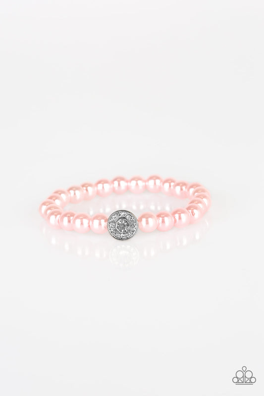 Paparazzi Follow My Lead Pink Stretch Bracelet