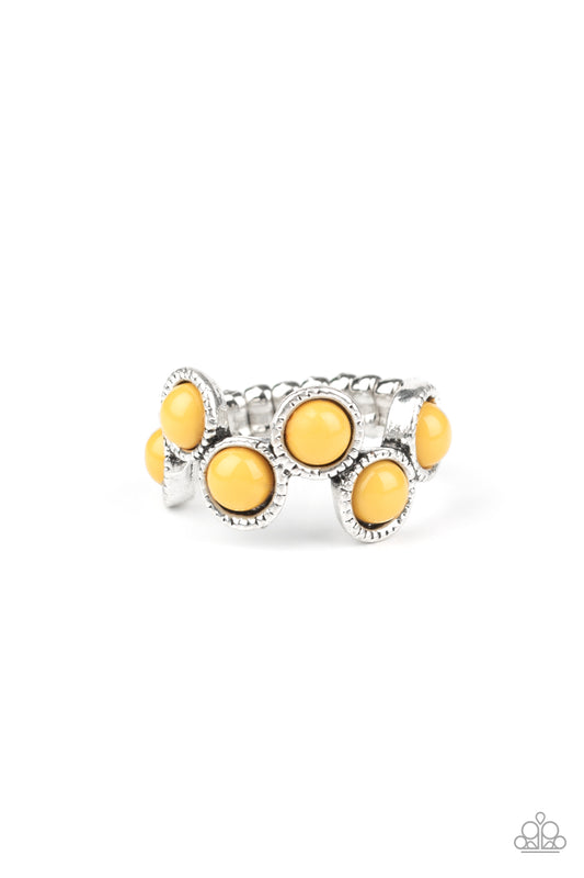 Paparazzi Foxy Fabulous Yellow Ring