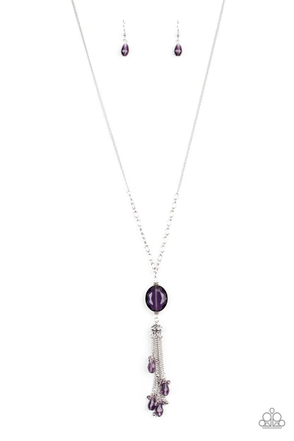 Paparazzi Fringe Flavor Purple Long Necklace