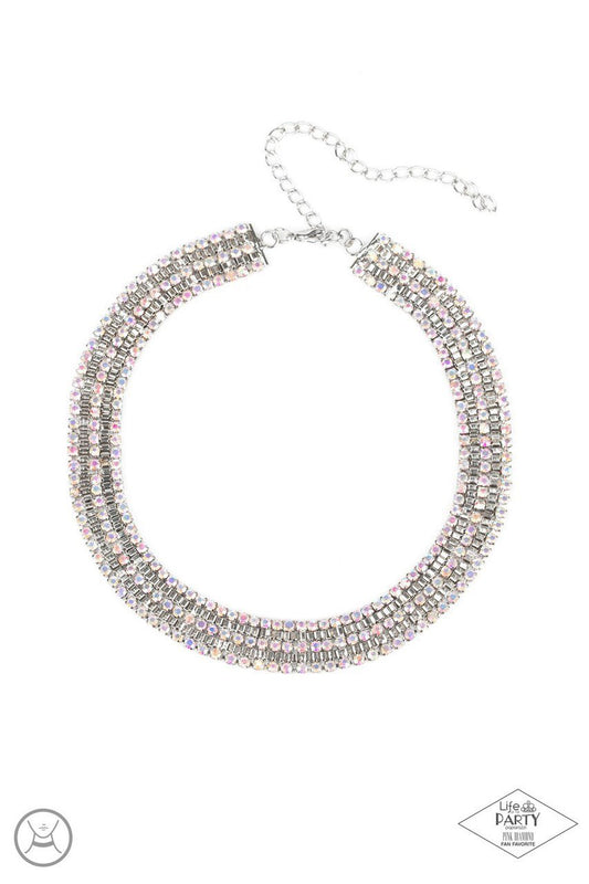 Paparazzi Full Reign Multi Choker Short Necklace - Life Of The Party Exclusive