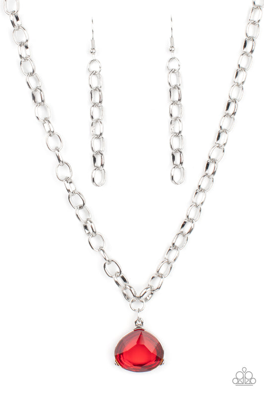 Paparazzi Gallery Gem Red Short Necklace