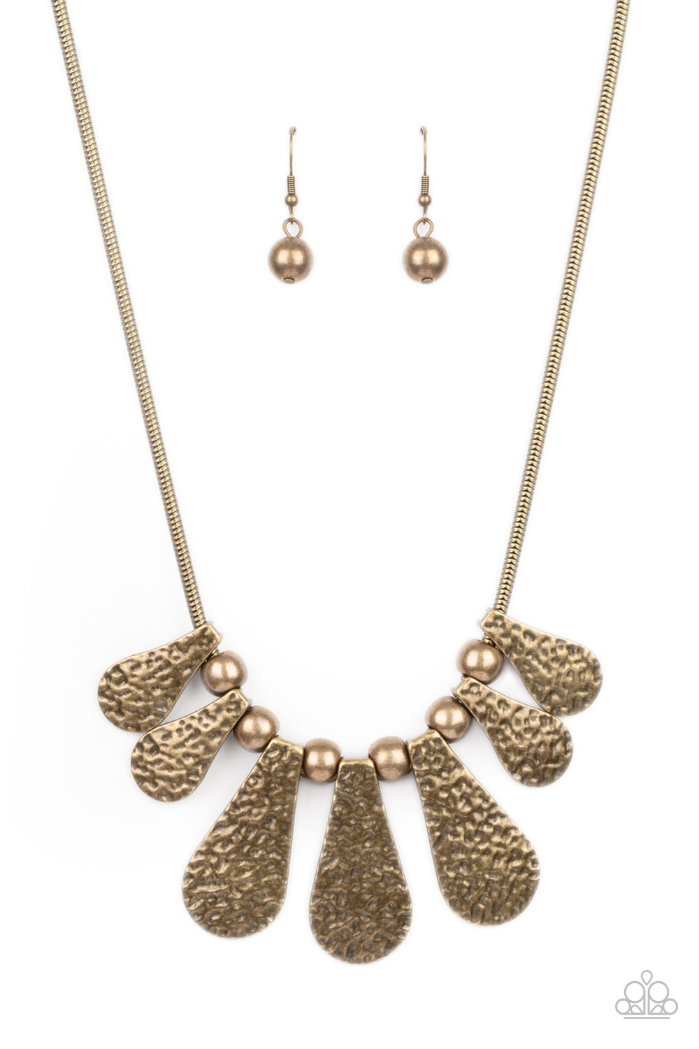 Paparazzi Gallery Goddess Brass Short Necklace