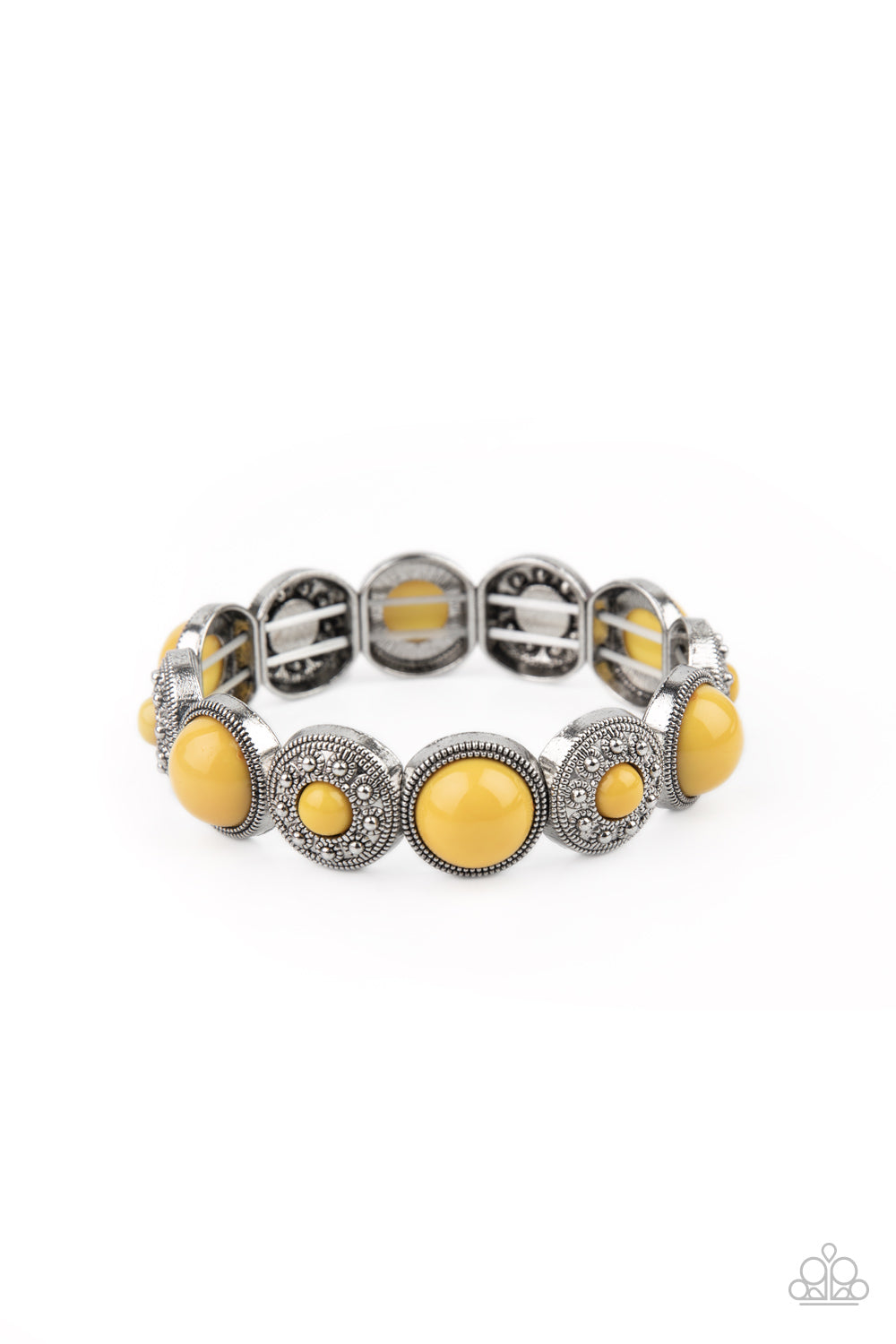 Paparazzi Garden Flair Yellow Stretch Bracelet