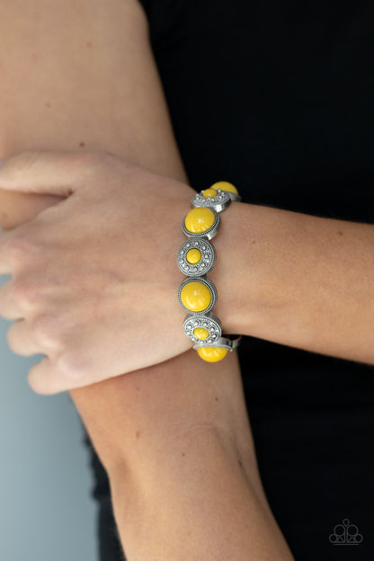 Paparazzi Garden Flair Yellow Stretch Bracelet