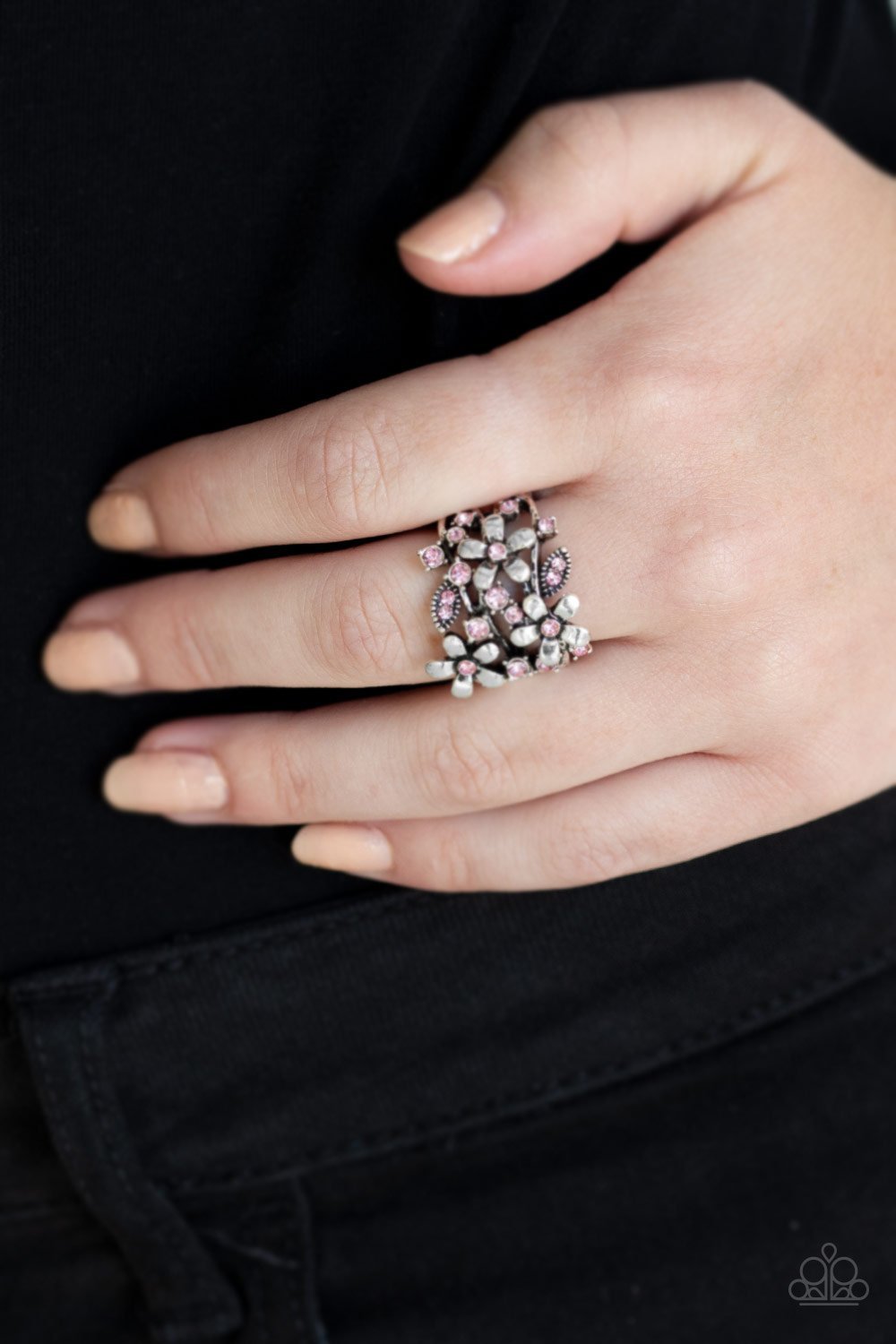 Paparazzi Gardenia Gleam Pink Ring