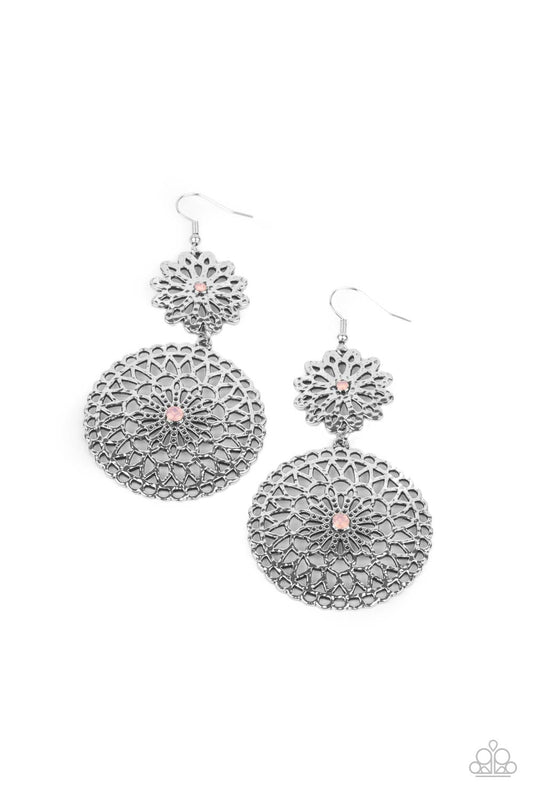 Paparazzi Garden Mantra Pink Fishhook Earrings