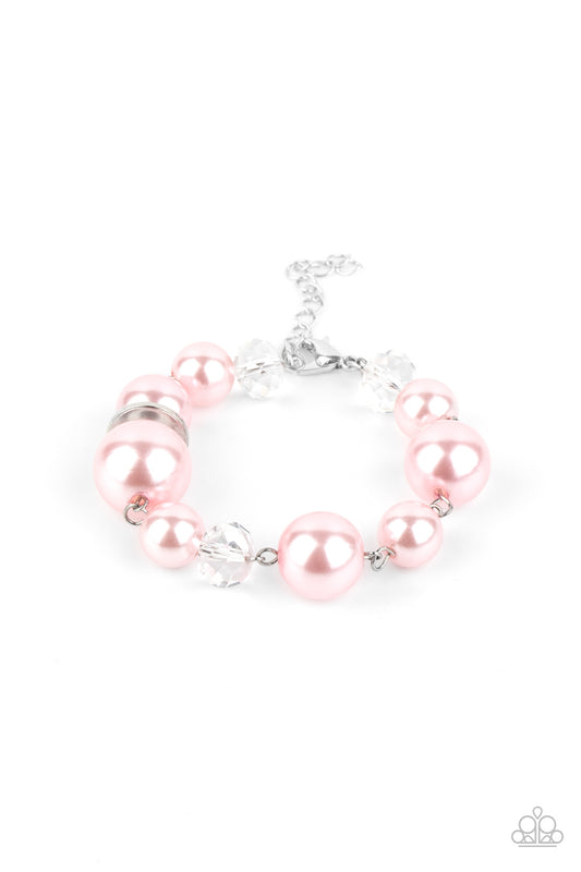 Paparazzi Glamour Gamble Pink Clasp Bracelet