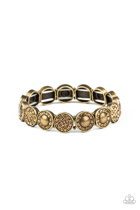 Paparazzi Glamour Garden Brass Stretch Bracelet