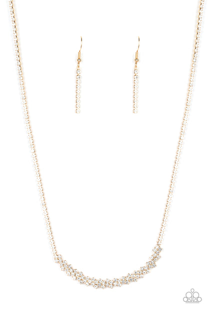 Paparazzi Glamour Glow Gold Short Necklace