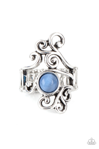 Paparazzi Glimmering Grapevines Blue Ring