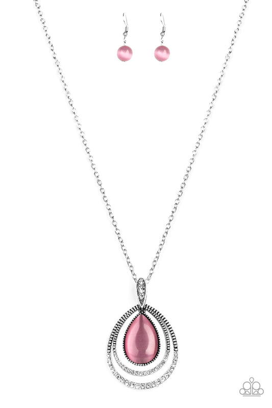 Paparazzi GLOW and Tell Pink Long Necklace - P2RE-PKXX-254XX