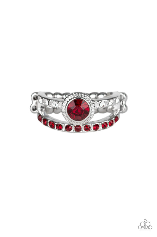 Paparazzi GLOW Me Away Red Ring