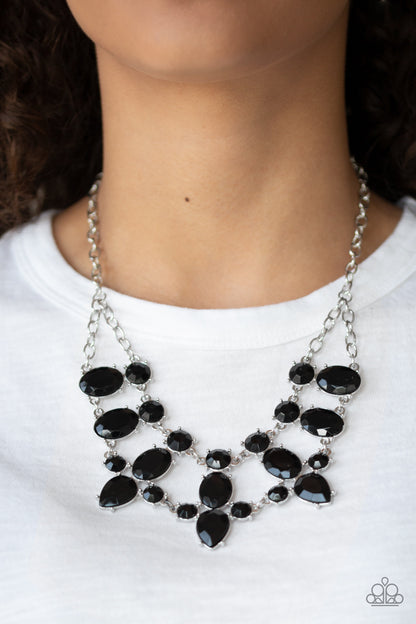 Paparazzi Goddess Glow Black Short Necklace